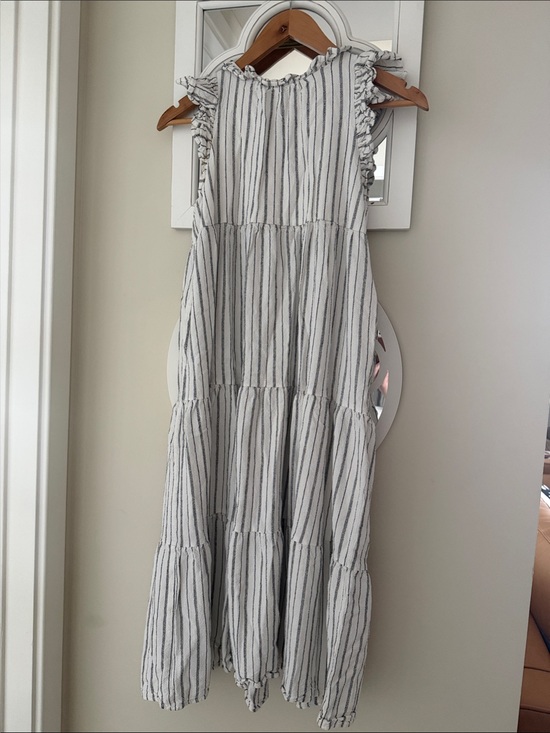 jacquie the label Dresses & Skirts - Jacquie the Label Women’s Striped Ruffled Sleeve Maxi Dress